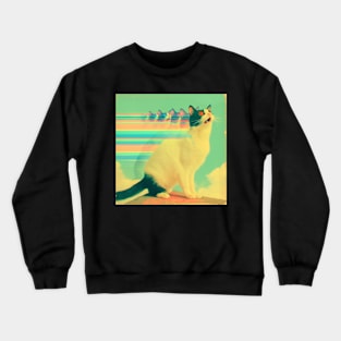 Cat on Acid Crewneck Sweatshirt